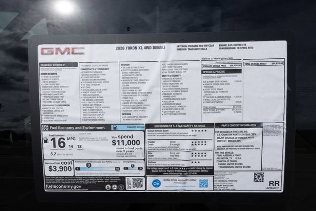 2026 GMC Yukon XL Denali