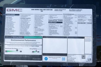 2026 GMC Sierra 2500 HD SLE