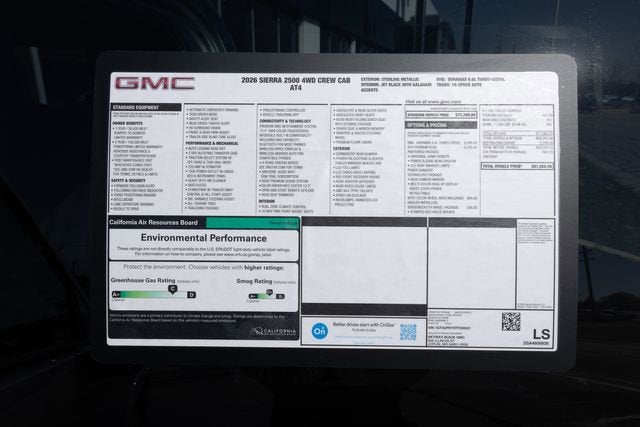 2026 GMC Sierra 2500 HD AT4
