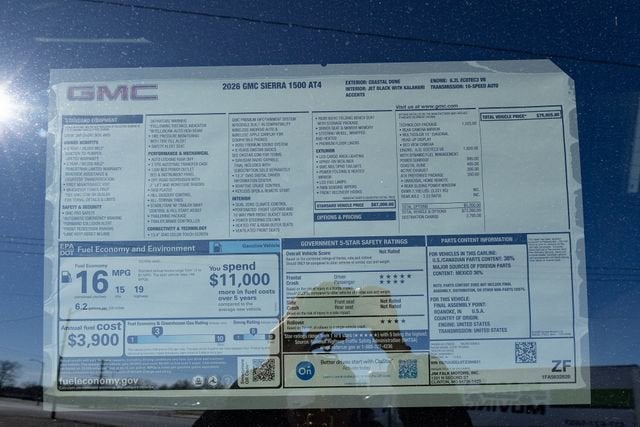 2026 GMC Sierra 1500 AT4