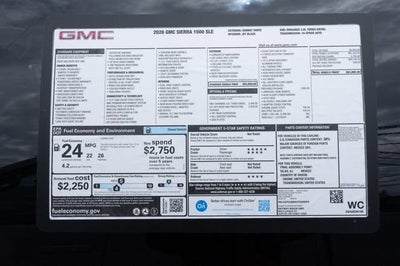 2026 GMC Sierra 1500 SLE