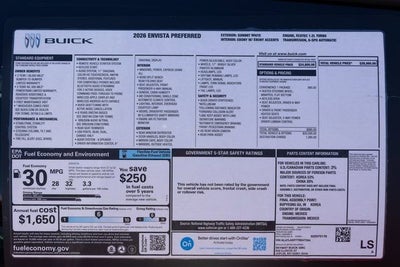 2026 Buick Envista Preferred