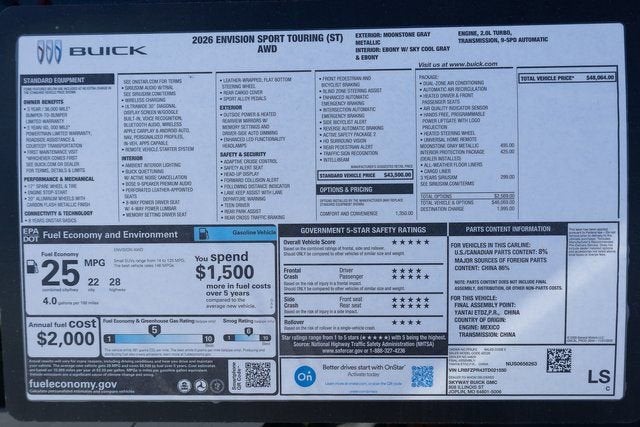 2026 Buick Envision Sport Touring