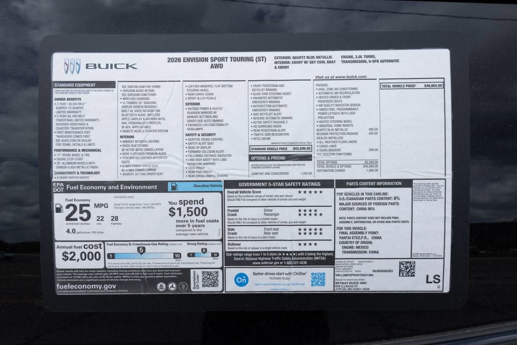 2026 Buick Envision Sport Touring