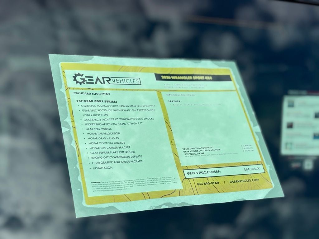 2026 Jeep Wrangler WRANGLER 4-DOOR SPORT